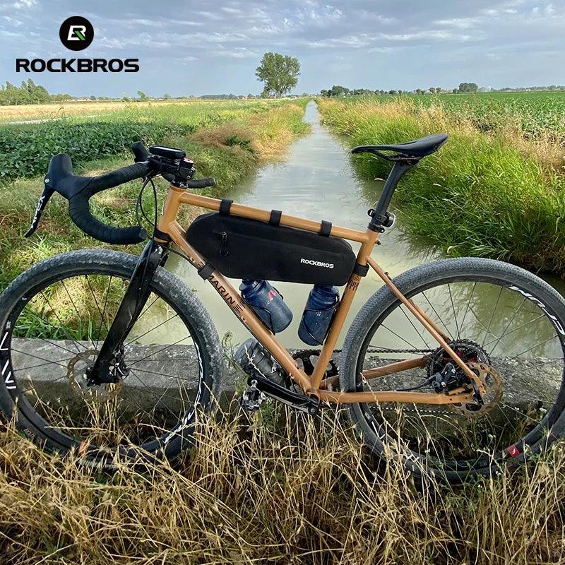 ROCKBROS Cycling Bicycle Bags Top Tube Front Frame Bag Waterproof MTB Road Triangle Pannier Dirt-resistant Bike Accessories Bags