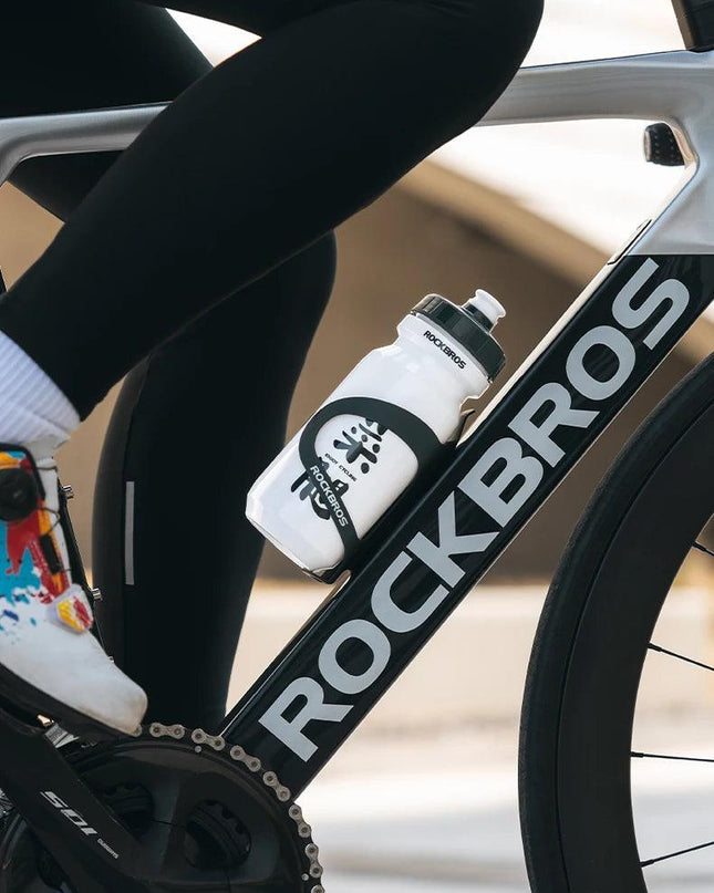 ROCKBROS Sports Water Bottle 600ml Leak-proof  PP5 Food-grade Material Sports Bottle Bicycle Lockable Cycling Water Kettle