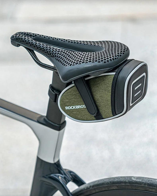 ROCKBROS Bicycle Saddle Bag Portable Waterproof Cycling Seat Tail Pouch Ciclismo Seatpost Backpack Storage Rear Bag Pannier