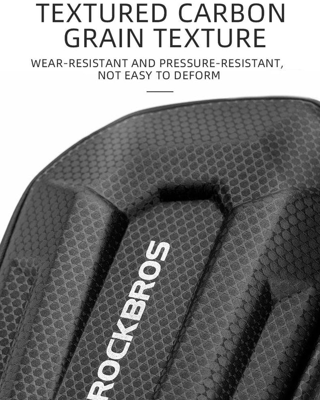 ROCKBROS1.7L Bicycle Bag Waterproof Rear Large Capatity Quick Release Seatpost Shockproof Double Zipper Rear Bag Accessories