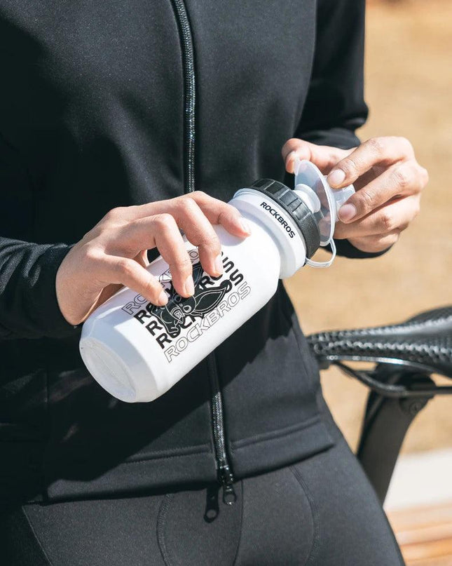 ROCKBROS Sports Water Bottle 600ml Leak-proof  PP5 Food-grade Material Sports Bottle Bicycle Lockable Cycling Water Kettle