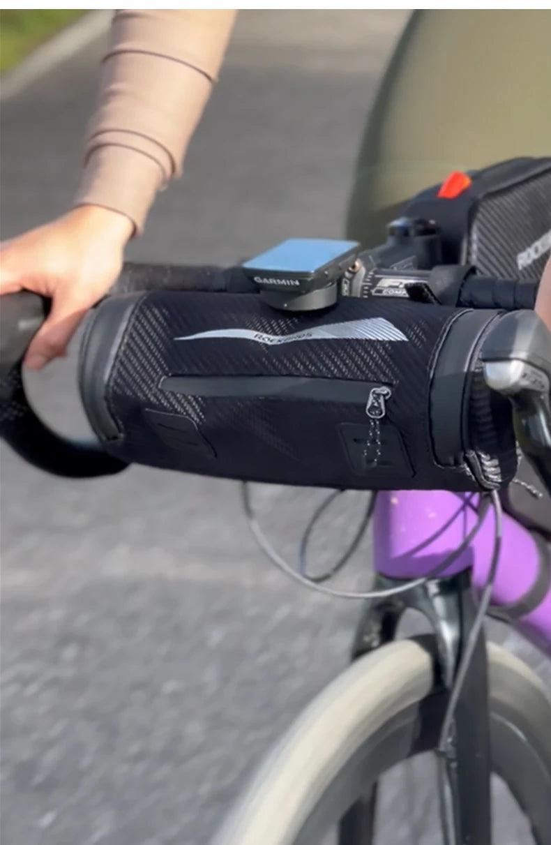 ROCKBROS Waterproof Bike Bag Front Bicycle Bag MTB Road Handlebar Pannier Multi-purpose Large Capacity Backpack Cycling Tube Bag