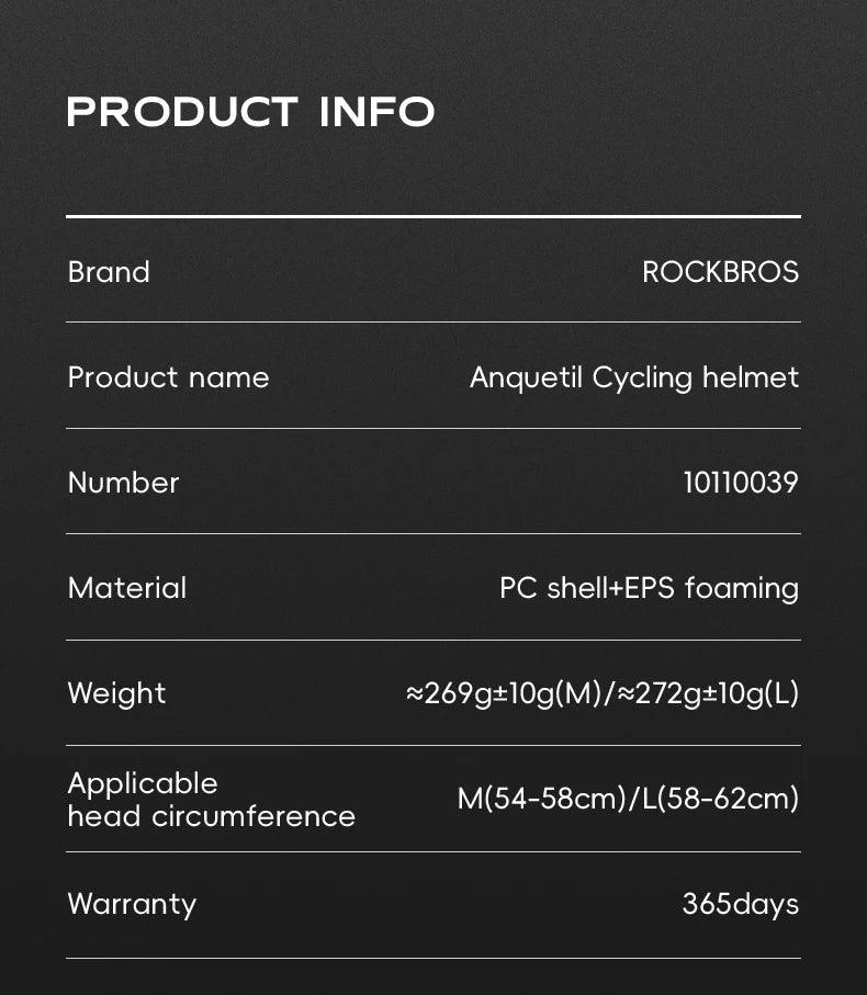 ROCKBROS Cycling Helmet Ultralight Fashion Breathable MTB Road Bicycle Helmet Men Women Suit 54-62CM Racing Bike Equipments 