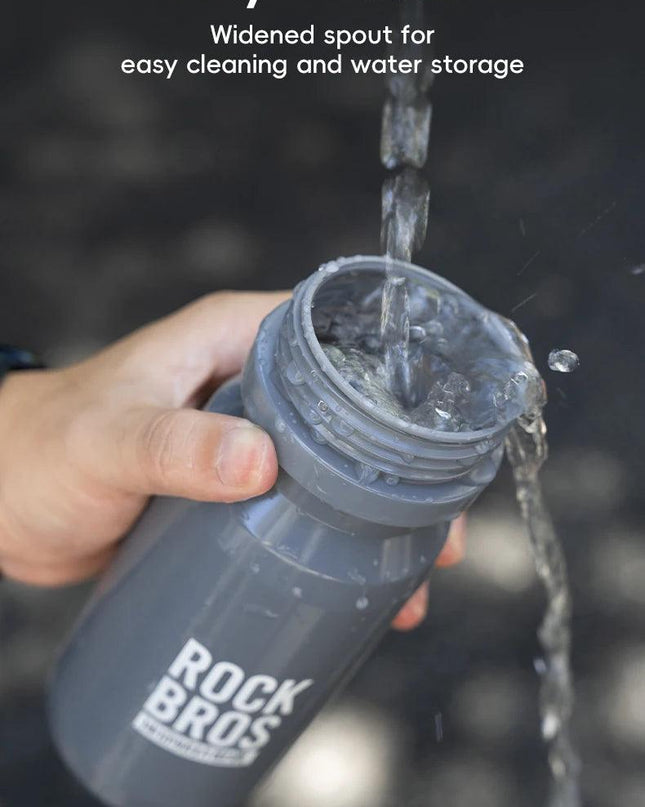 ROCKBROS Bicycle Water Bottle With Dust Cover 600ml PP5 MTB Road Bike Leak-proof Bottle Outdoor Travel Portable Sports Cup