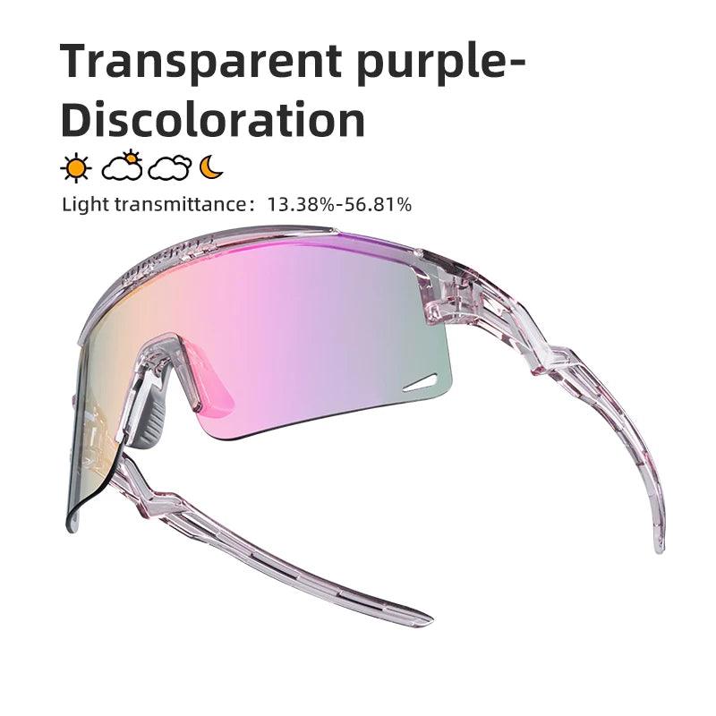 ROCKBROS New Cycling Glasses Ultralight Photochromic Anti-Fog Cycling Sunglasses MTB Road Outdoor Sports UV Protection Goggles 