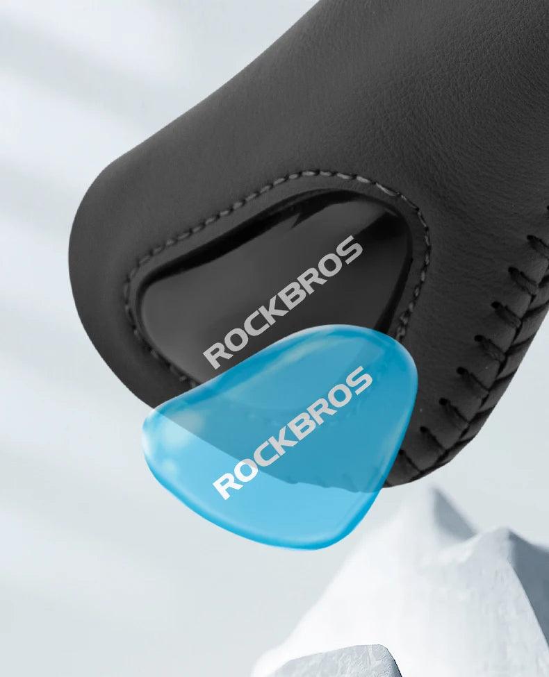 ROCKBROS Cycling Handlebar MTB Bicycle Grips Bike Double Lock Rubber Grips Anti-skid Shock-absorbing Soft Bike Accessories