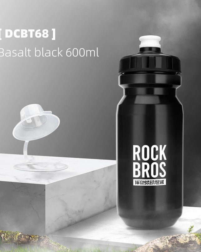 ROCKBROS Bicycle Water Bottle 600ML Lightweight Cycling Kettle Outdoor Sports Portable Portable MTB Road Bike Sport Water Bottle