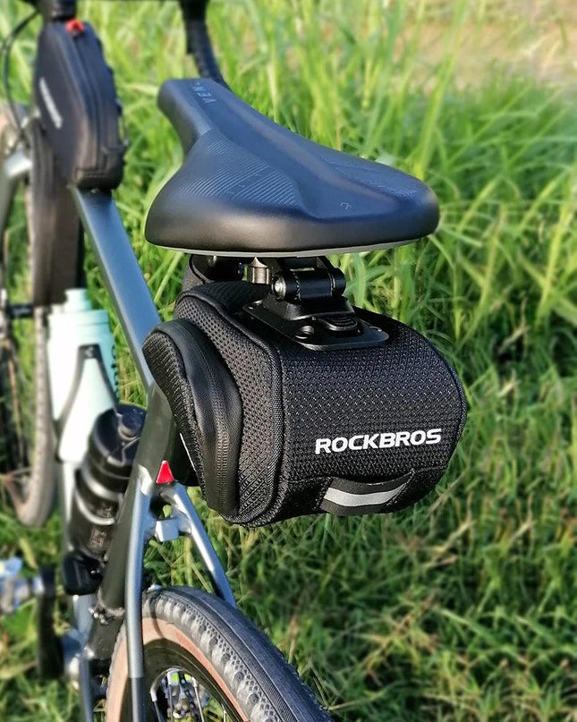 ROCKBROS Rainproof Bicycle Bag Shockproof Bike Saddle Bag For Refletive Rear Large Capatity Seatpost MTB Bike Bag Accessories