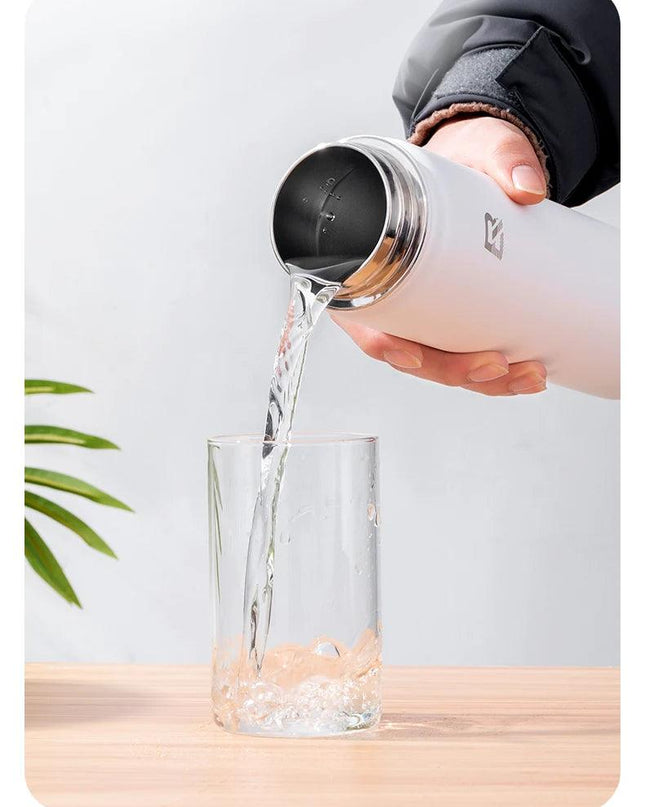 ROCKBROS 1L Thermal Water Bottle Sports Water Bottle Non Slip 304 Stainless Steel Cold And Hot Thermo Cup Cycling Hiking Equip