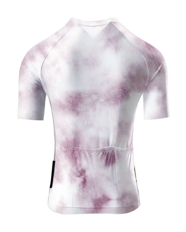 RockBros Women's "Rosé Haze" Artistic Marble Wash Cycling Jersey