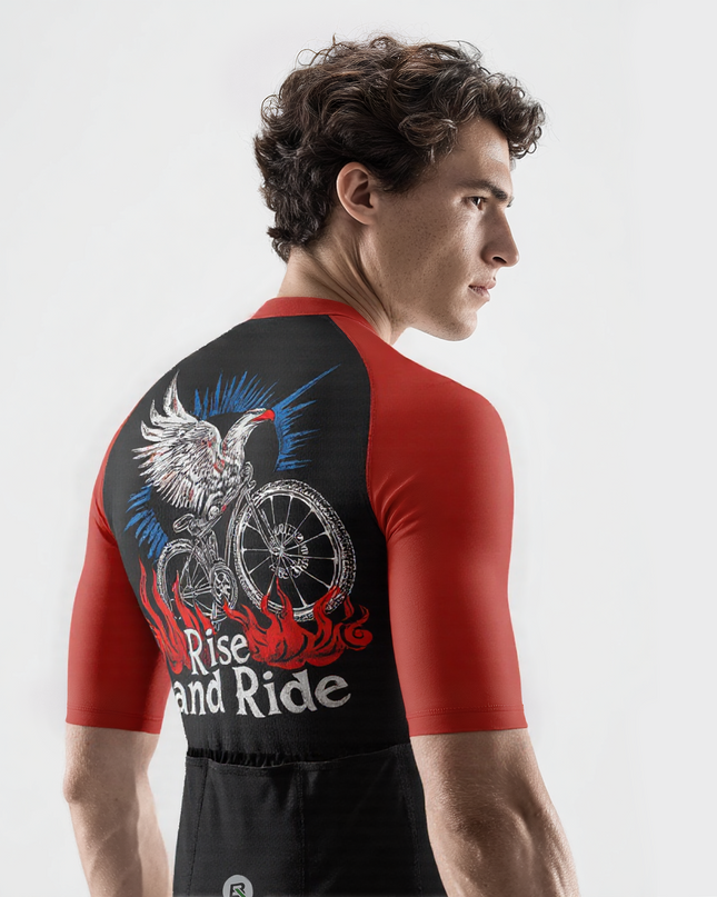 Men's "Rise and Ride" Cycling Jersey