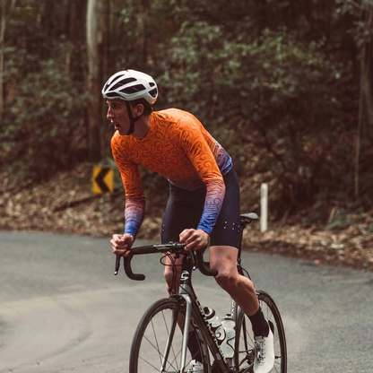 RockBros Men’s Sunset Baroque Floral Cycling Jersey