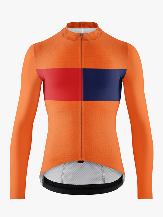 RockBros Men’s Geometric Block Party Cycling Jersey