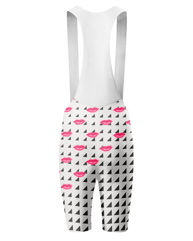 ROCKBROS Women's Pop Art Crimson Kisses Pro Aero Cycling Bibs