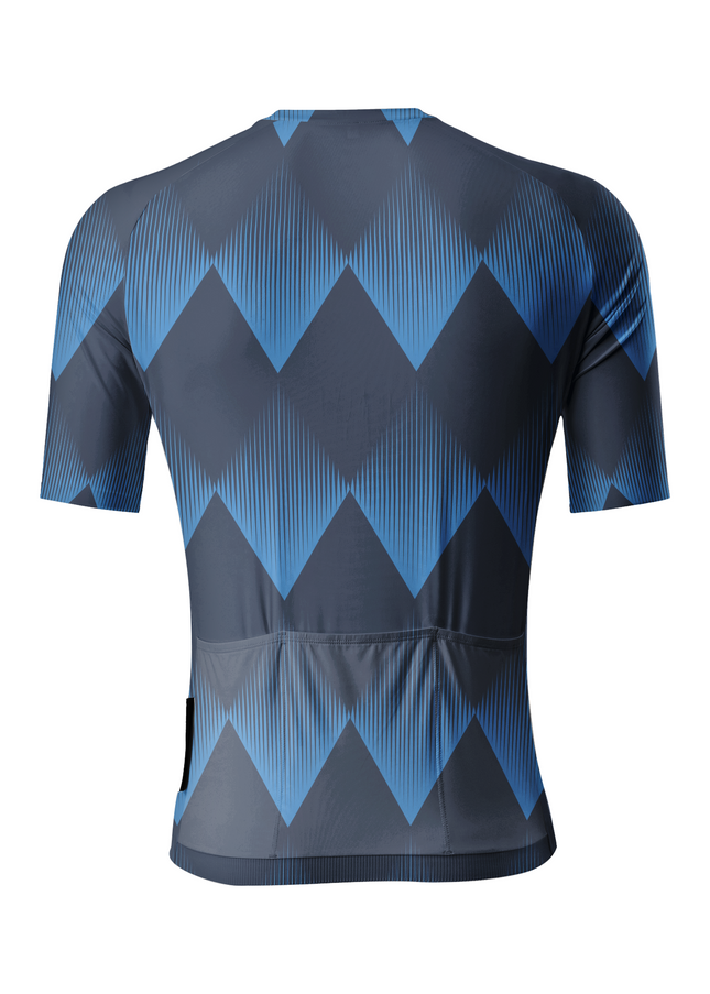 ROCKBROS Men's Cobalt Gradient Diamond Pro Aero Cycling Jersey