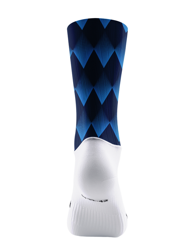 ROCKBROS Men's Technical Diamond Gradient Performance Cycling Socks