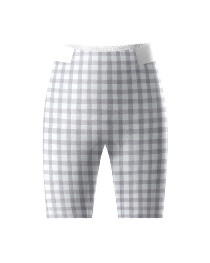 ROCKBROS Women's Heritage Gingham Minimalist Pro Cycle Shorts