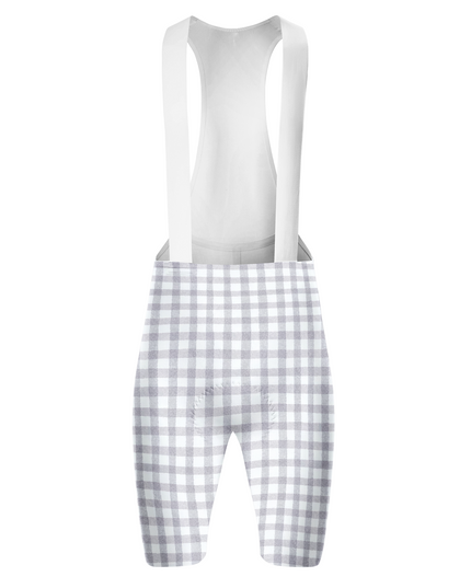 ROCKBROS Women's Heritage Gingham Minimalist Pro Bib Shorts