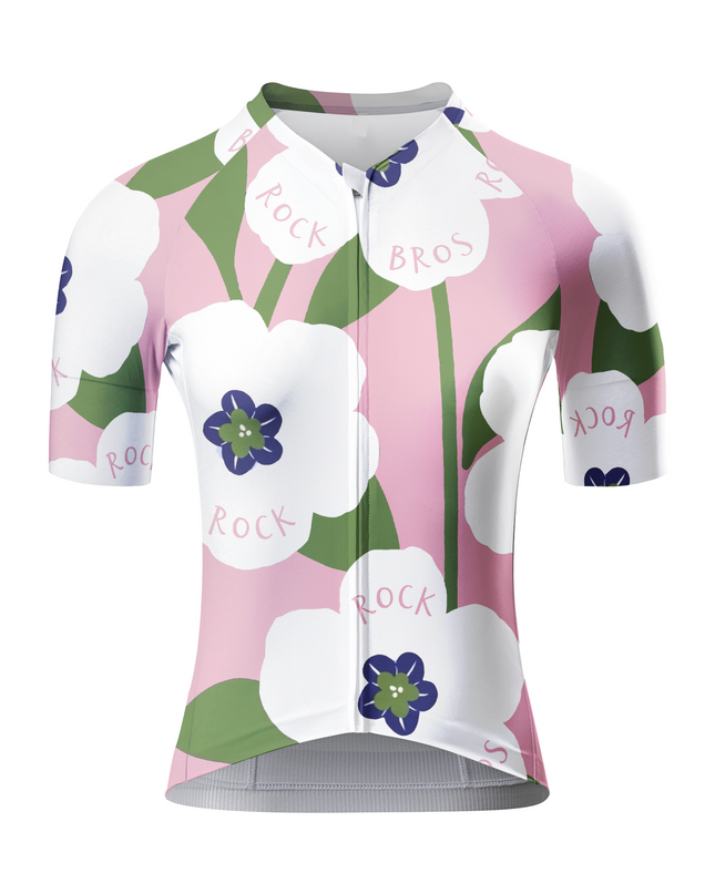 ROCKBROS Women's Pastel Bloom Heritage Pro Jersey