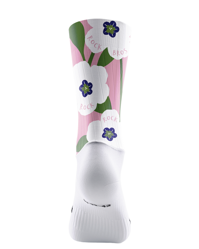 ROCKBROS Pastel Bloom Patterned Cycling Socks