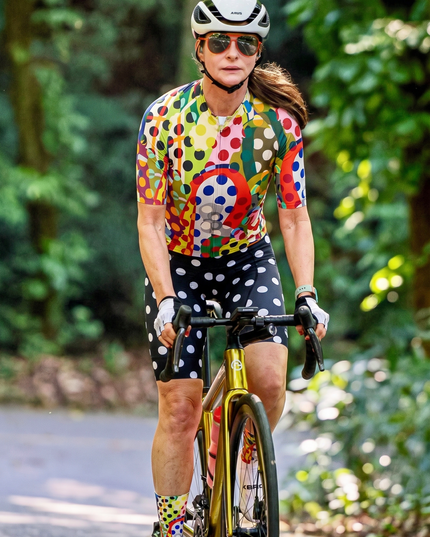 ROCKBROS Women's Classic Obsidian Dot Pro Cycle Shorts