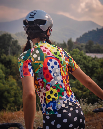 ROCKBROS Women's Classic Obsidian Dot Pro Cycle Shorts