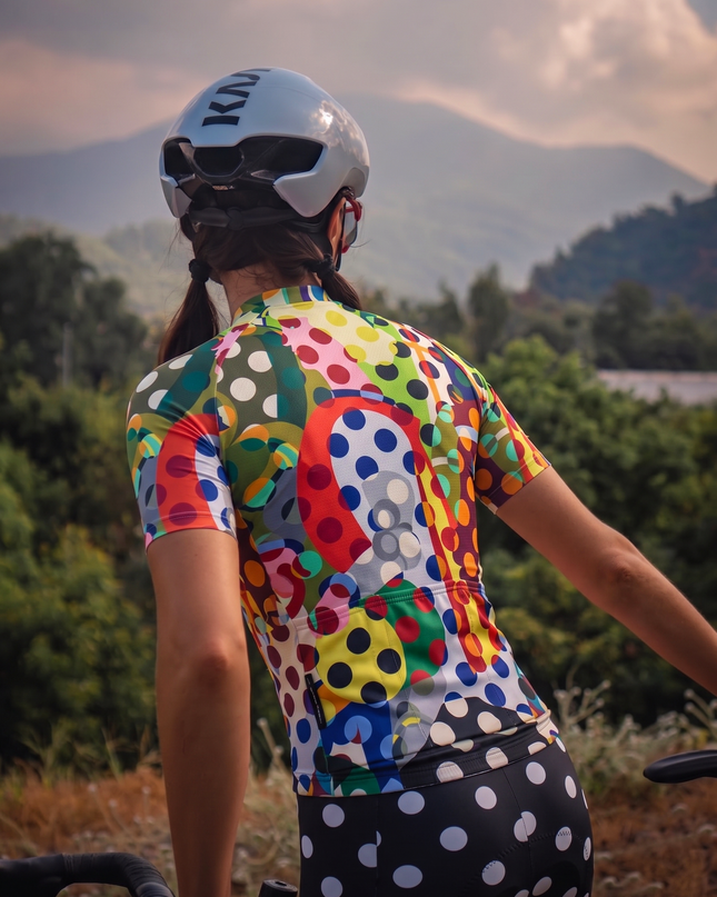 ROCKBROS Women's Classic Obsidian Dot Pro Cycle Shorts
