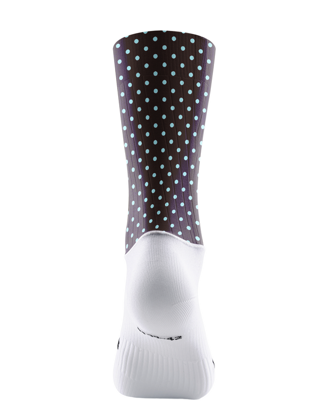 ROCKBROS Espresso-Dot Coordinated Performance Cycling Socks