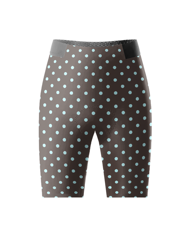 ROCKBROS Men's Espresso-Dot Tailored Pro Cycle Shorts