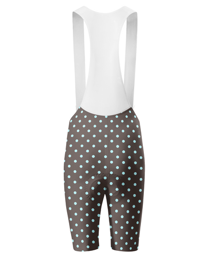 ROCKBROS Men's Espresso-Dot Tailored Pro Bib Shorts