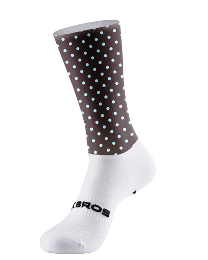 ROCKBROS Espresso-Dot Coordinated Performance Cycling Socks