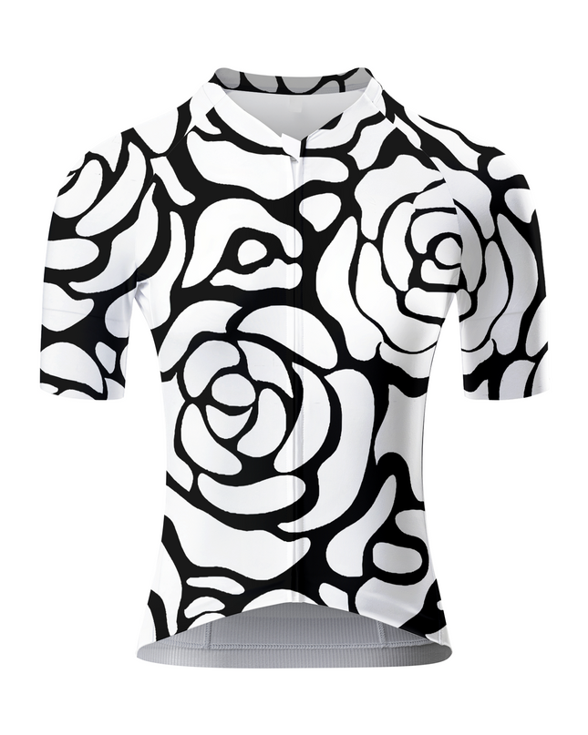 ROCKBROS Women's Alabaster Abstract Rose Flow Pro Aero Cycling Set