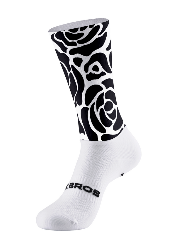 ROCKBROS Women's Alabaster Abstract Rose Flow Pro Aero Cycling Set