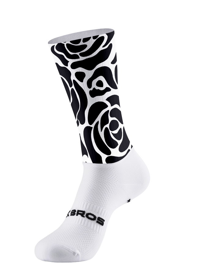 ROCKBROS Women's Alabaster Abstract Rose Flow Pro Aero Cycling Set