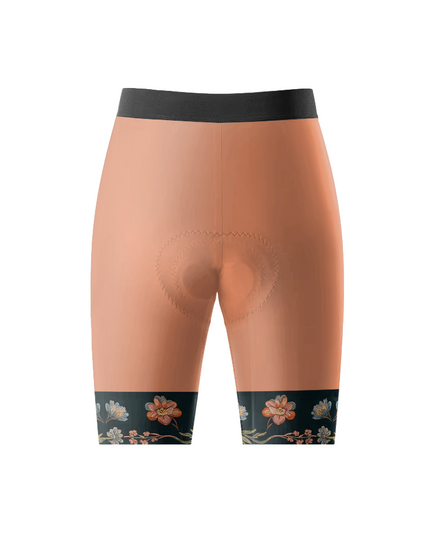 ROCKBROS Men's Floral Hem Padded Cycling Shorts