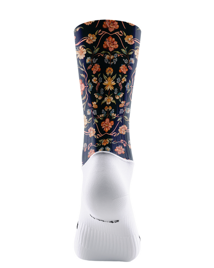 ROCKBROS Vintage Floral Print Cycling Socks