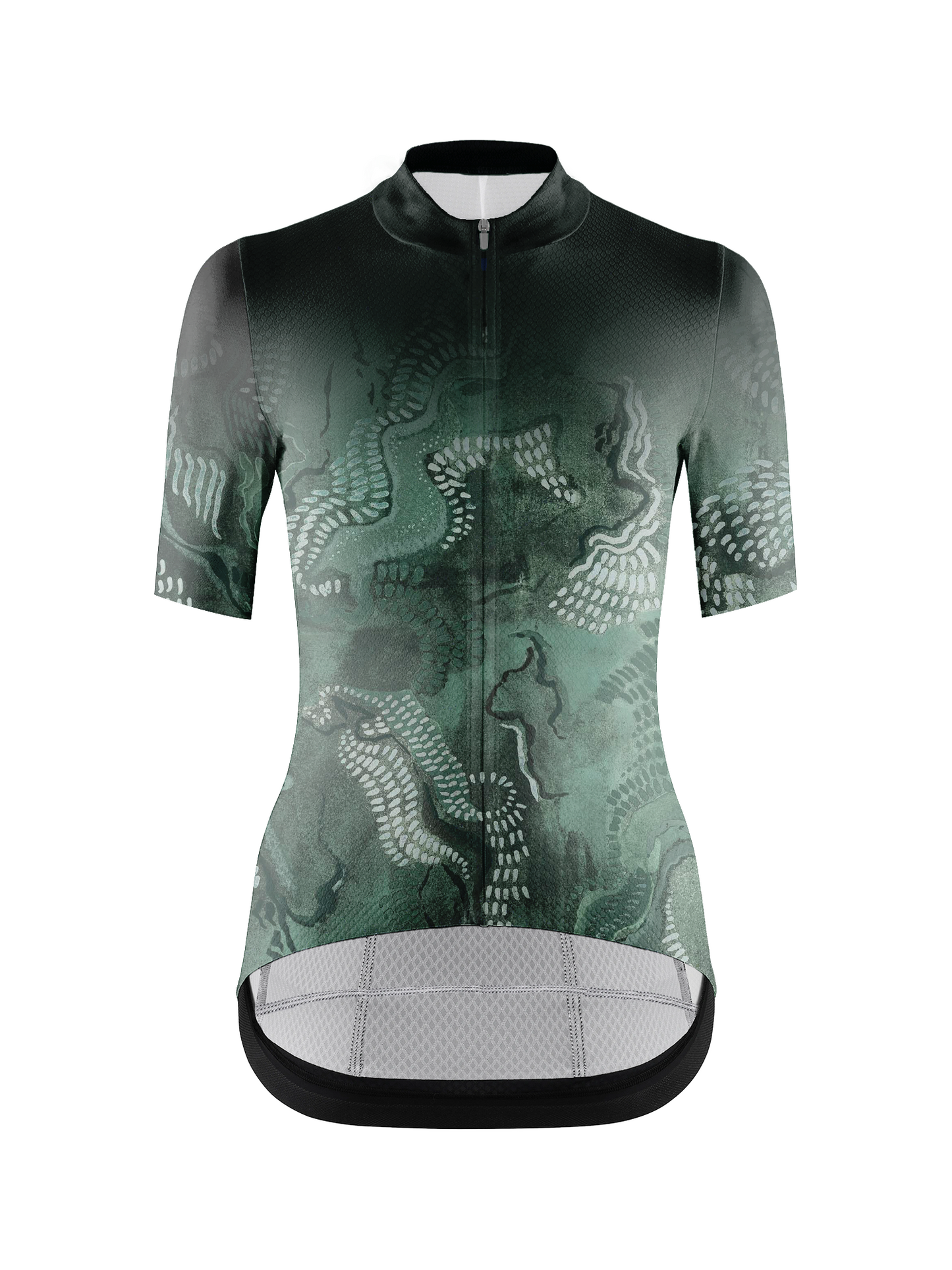 RockBros Women's  Nature Code Emerald Dragon Scale Cycling Jersey