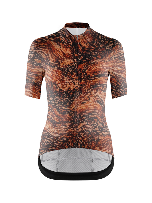 RockBros Women's Liquid Terrain Amber Flow Cycling Jersey