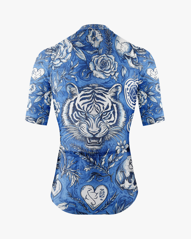 Men's Gothic Hand-Drawn Cycling Jersey