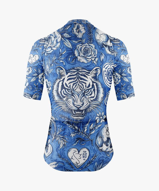 Men's Gothic Hand-Drawn Cycling Jersey