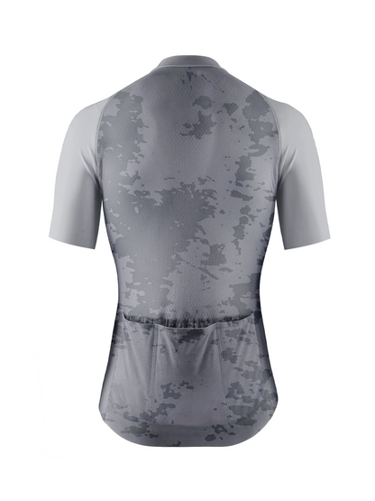 RockBros Men's Modern Camo Concrete Mist Cycling Jersey