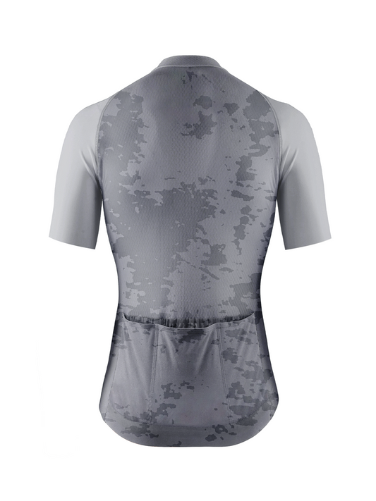 RockBros Men's Modern Camo Concrete Mist Cycling Jersey