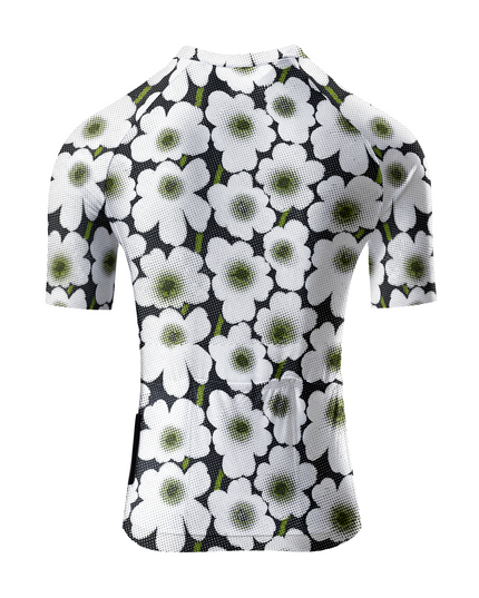 ROCKBROS Women's Heritage Gingham Flora Pro Long-Sleeve Jersey