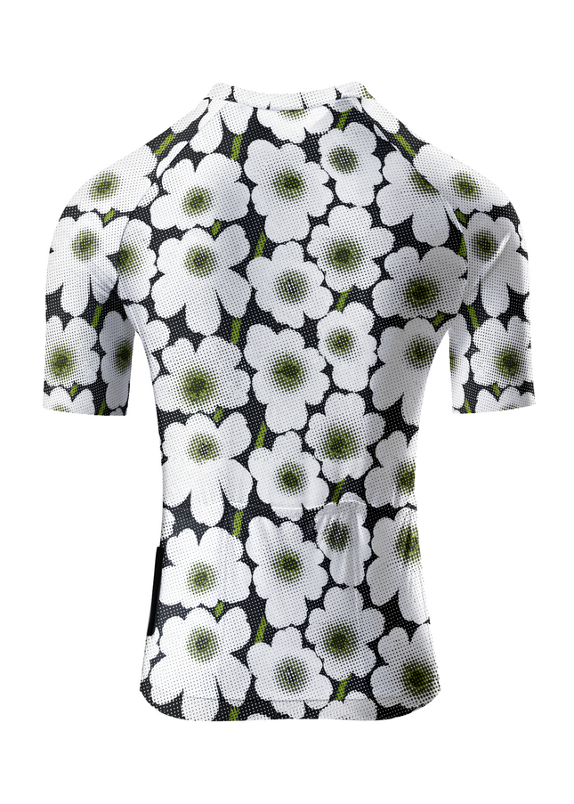 ROCKBROS Women's Heritage Gingham Flora Pro Long-Sleeve Jersey