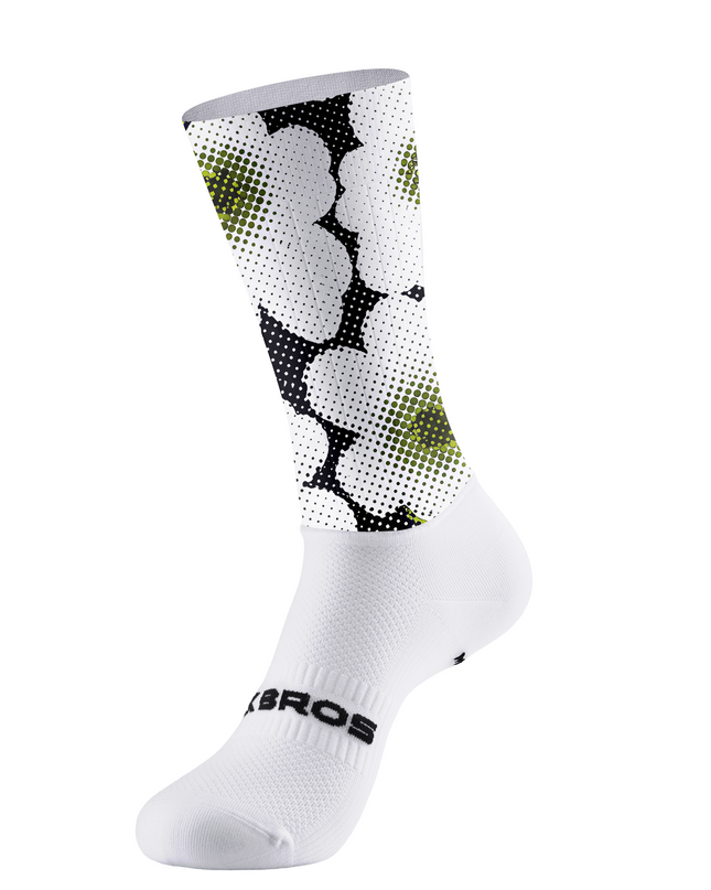 ROCKBROS Heritage Gingham Flora Coordinated Cycling Socks