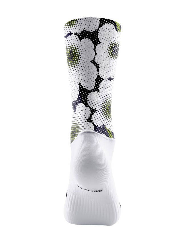 ROCKBROS Heritage Gingham Flora Coordinated Cycling Socks