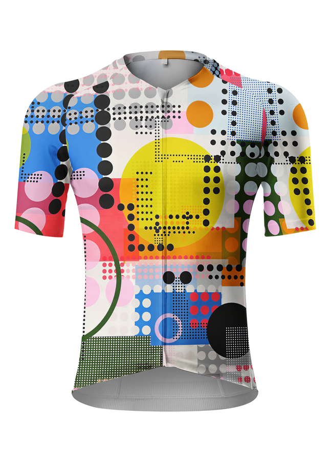 ROCKBROS Men's Bauhaus Multidimensional Collage Pro Jersey
