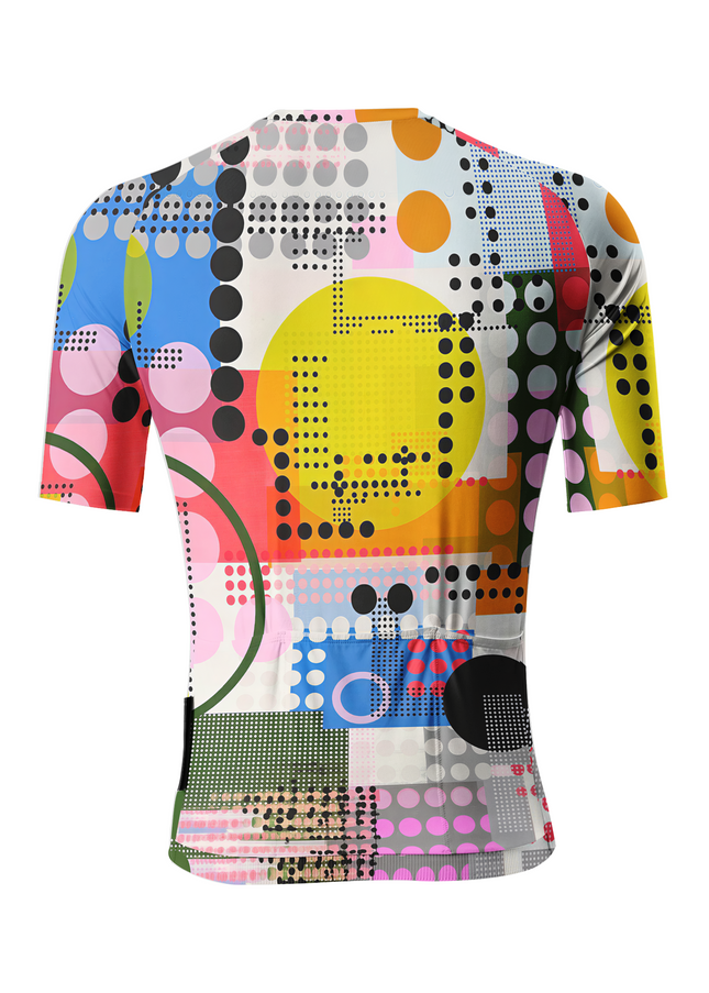 ROCKBROS Men's Bauhaus Multidimensional Collage Pro Jersey