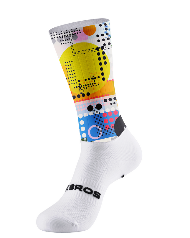 ROCKBROS Multidimensional Collage Coordinated Performance Cycling Socks