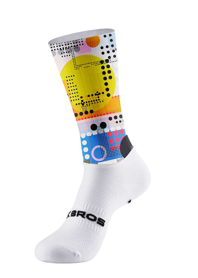 ROCKBROS Multidimensional Collage Coordinated Performance Cycling Socks